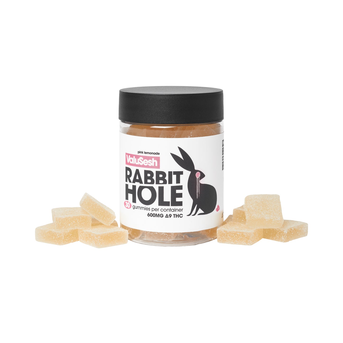 Pink Lemonade Rabbit Hole Gummies D9 20mg
