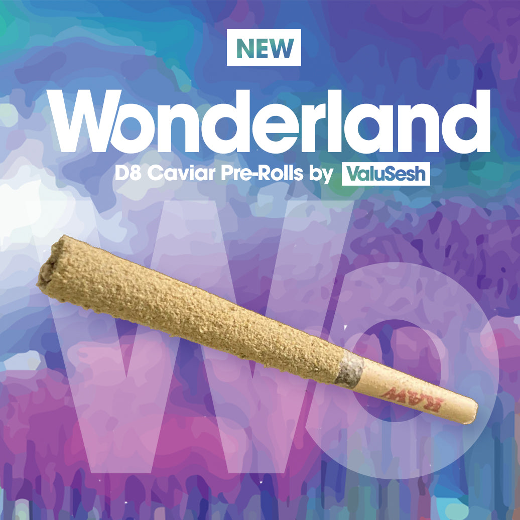 Wonderland Delta-8 Caviar Preroll