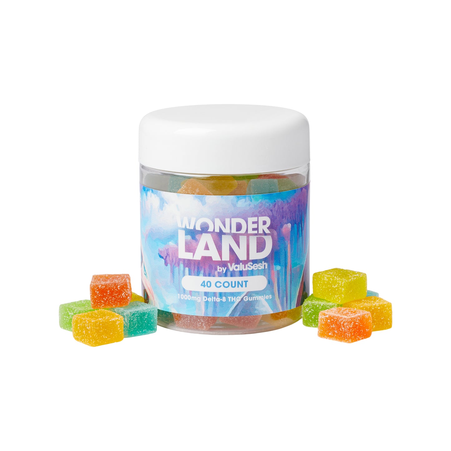 Delta 8 THC Gummies by ValuSesh - 25mg 40ct 1000mg Total