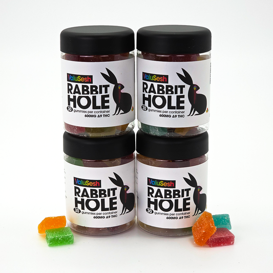 4Pack Rabbit Hole Assorted D9 Jars