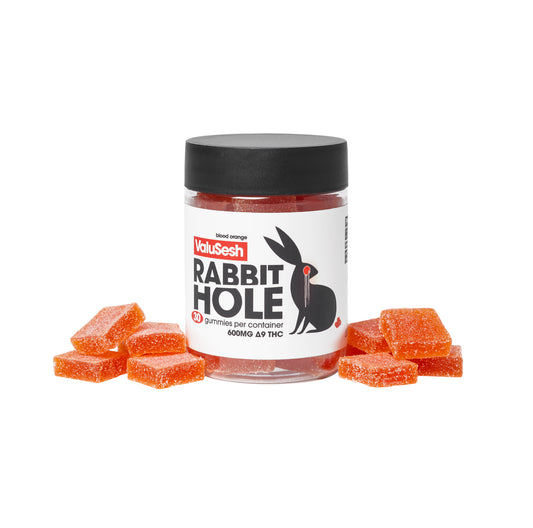 Blood Orange Rabbit Hole Gummies D9 20mg