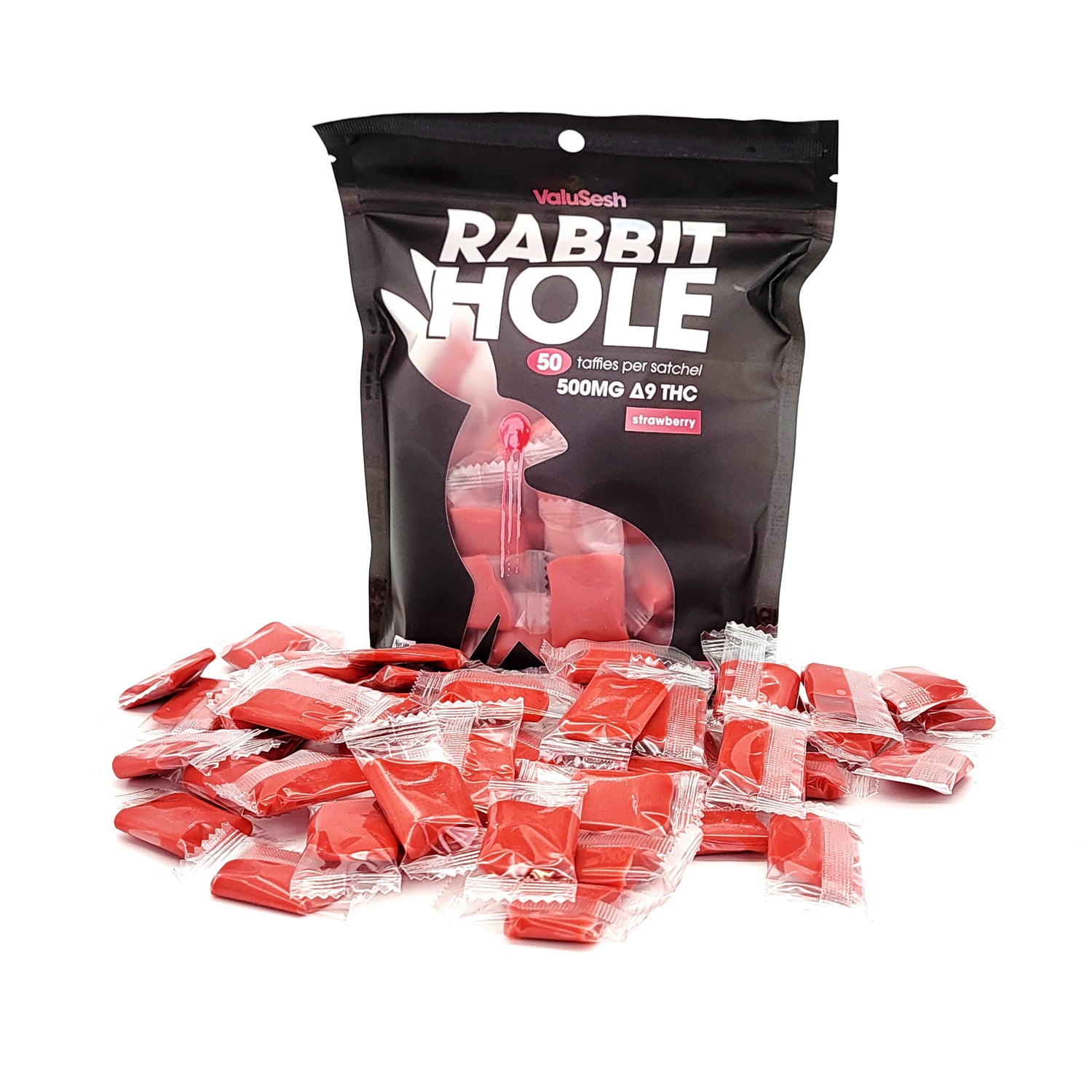 Rabbit Hole D9 Taffies Strawberry 