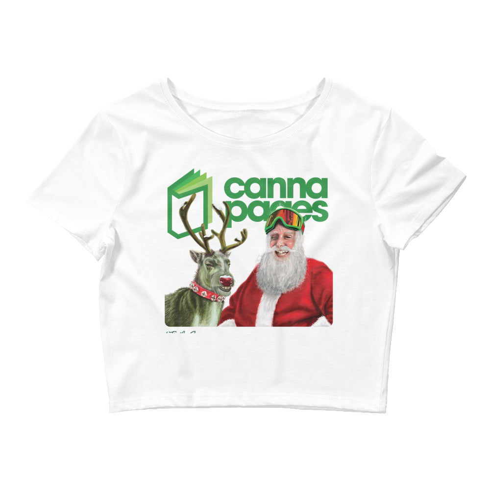 Cannapages Holidaze Crop Top